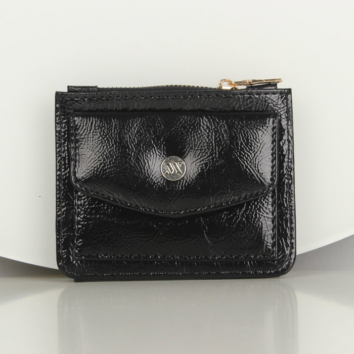 Zoozie Bags Billetera de Cuero Negra